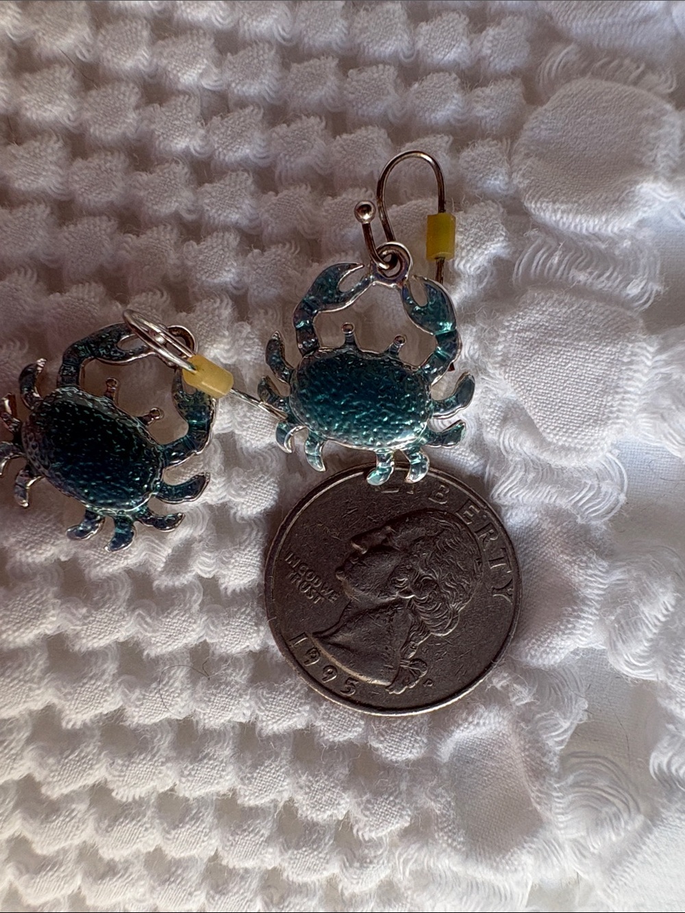 Turquoise Crab Drop Earrings - Unbranded Women’s Jewelry
